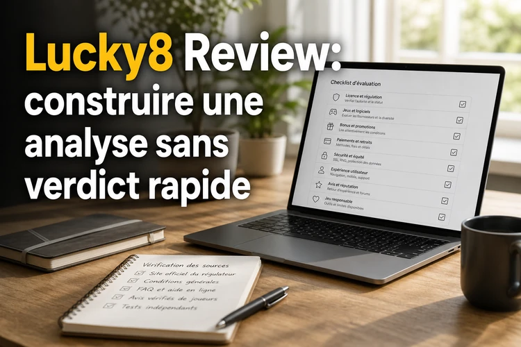 Lucky8 Review: construire une analyse sans verdict rapide