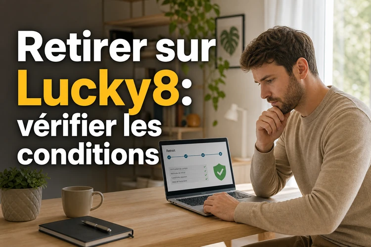 Retirer sur Lucky8: vérifier les conditions avant toute demande retrait