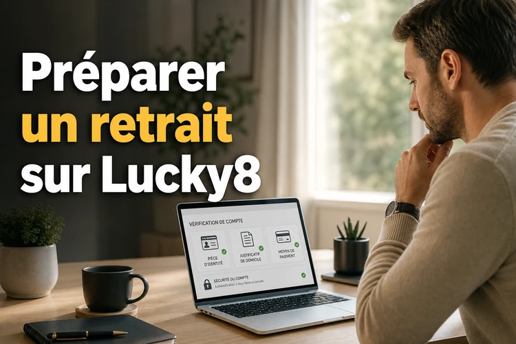 Retirer sur Lucky8: préparer la demande sans inventer l'interface